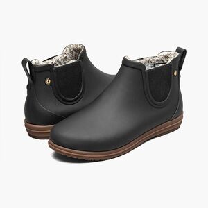 BOG - SWEETPEA II CHELSEA PLUSH - Women's Rainboots size 10 BLACK